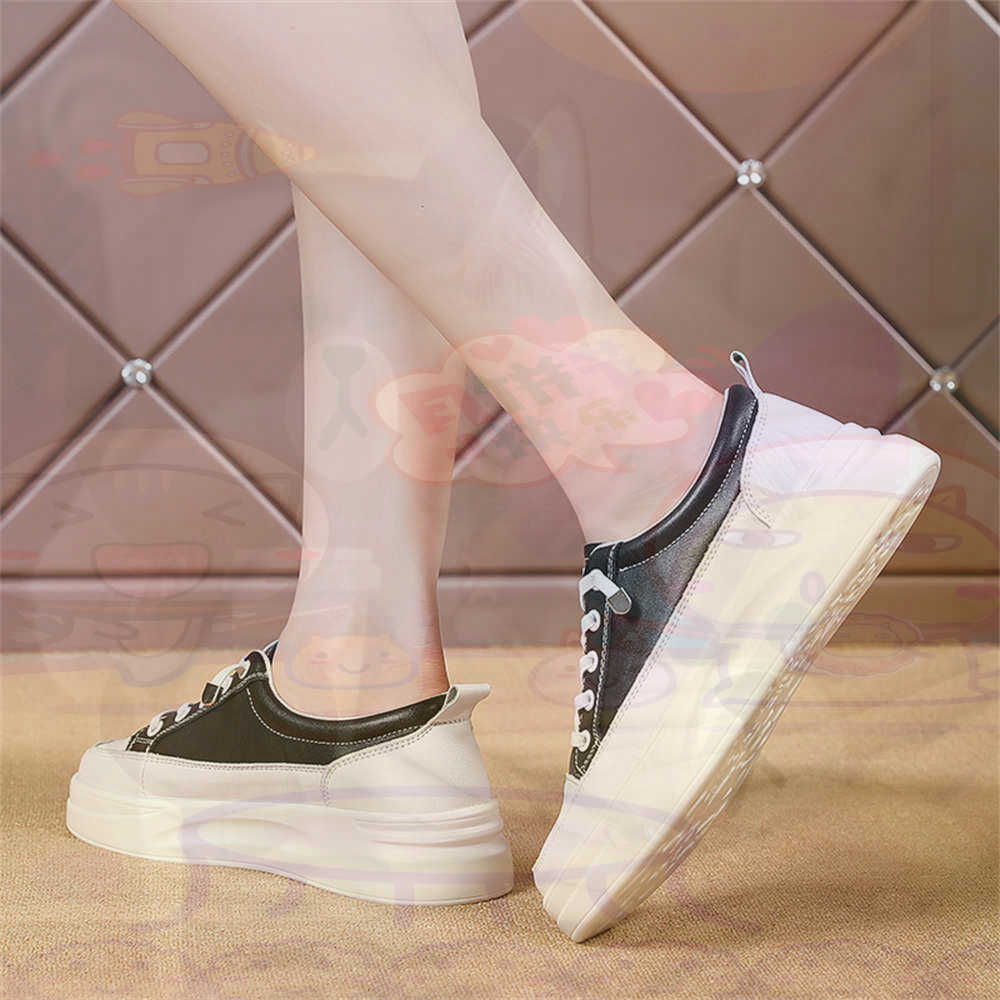 Luxury Lifestyle Goods - LACE-up Chunky Loafers ผู้หญิงสเก็ตบอร์ดกีฬารองเท้าตะกร้ารองเท้าผ้าใบจริงแบบพกพาข่าวตะกร้า Teni ที่มีคุณภาพสูง