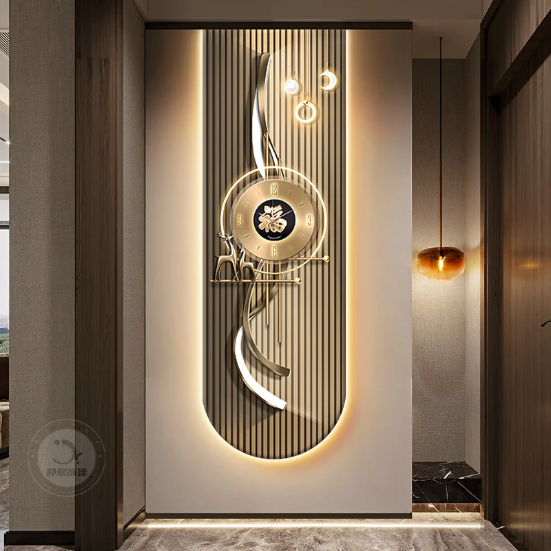 Luxury Lifestyle Aesthetic - นาฬิกาแขวนผนังน่ารักสวยงาม หรูหรา ดิจิตอล วินเทจ ทันสมัย สำหรับห้องนอน