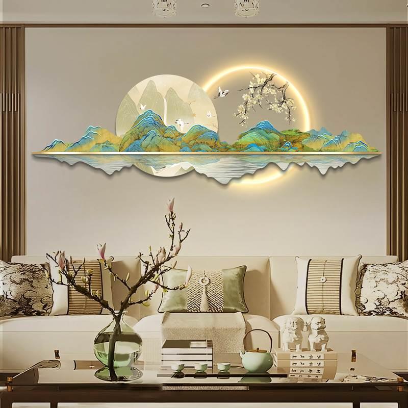 Luxury Lifestyle Living - นาฬิกาติดผนังสไตล์จีน หรูหรา คุณภาพสูง โรแมนติก สร้างสรรค์ ทันสมัย