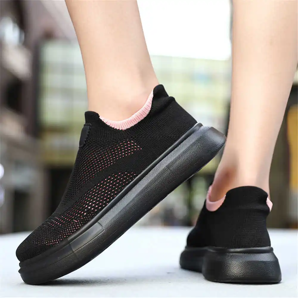 Luxury Lifestyle Goods - ถุงน่องแพลตฟอร์มรองเท้าสีน้ำตาลสำหรับผู้หญิงรองเท้าผ้าใบออกแบบสเก็ตบอร์ดผู้หญิงเทนนิสสาว2-7ปียิมกีฬา