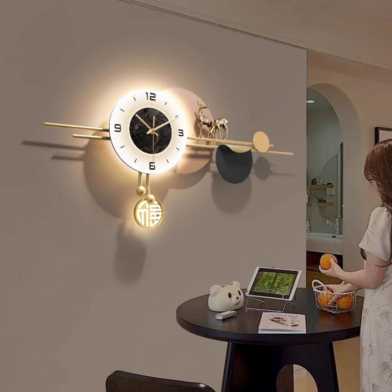 นาฬิกาแขวนผนังตกแต่งภายในสไตล์ - Luxury Lifestyle Aesthetic บทวิจารณ์และราคา
