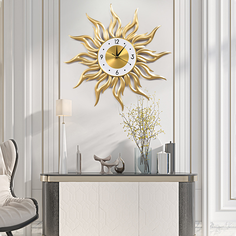 นาฬิกาแขวนผนังสีทองสไตล์นอร์ดิ - Luxury Lifestyle Living บทวิจารณ์และราคา