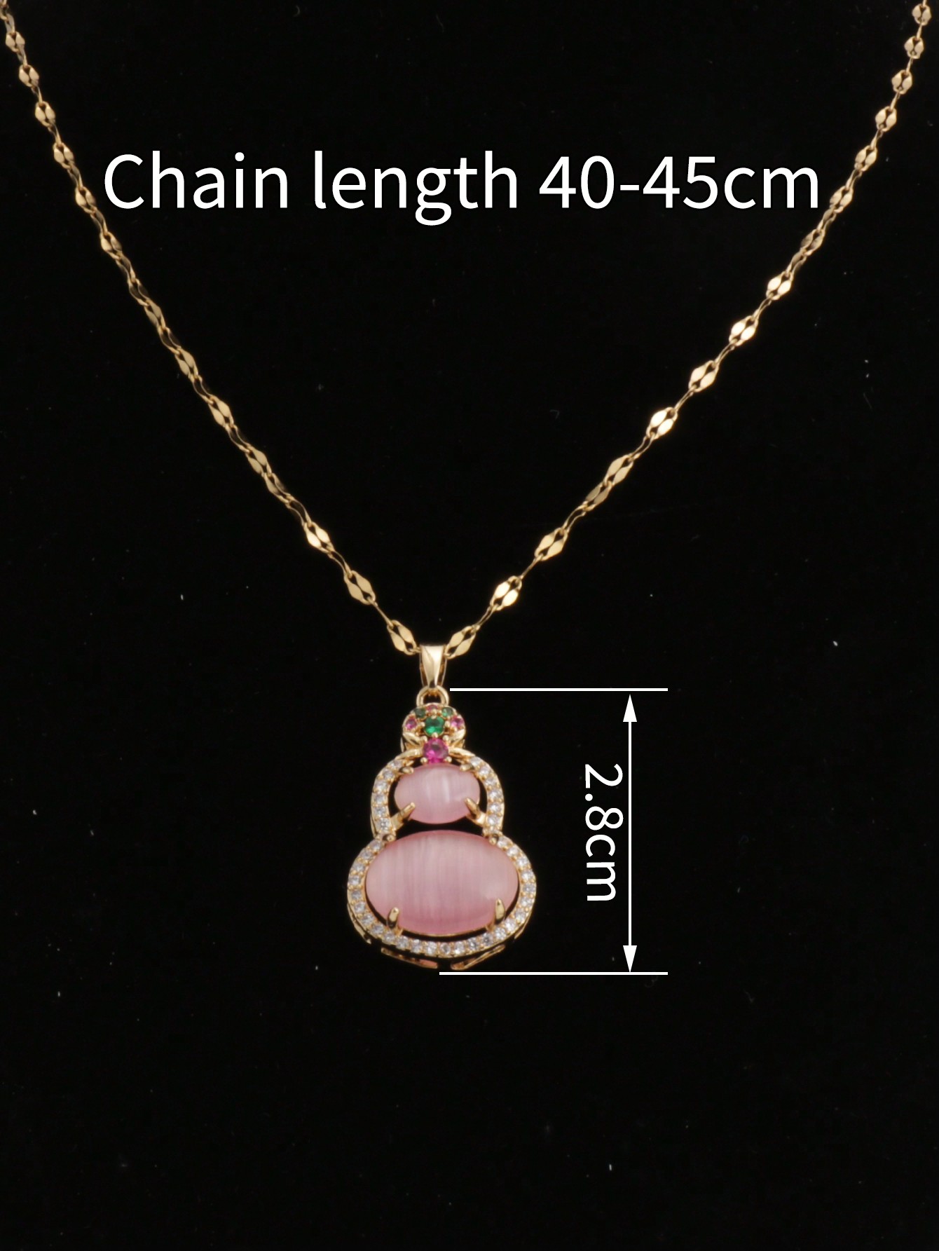 สร้อยคอจี้รูปน้ำเต้าสไตล์จีนชุ - Luxury Lifestyle Goods บทวิจารณ์และราคา