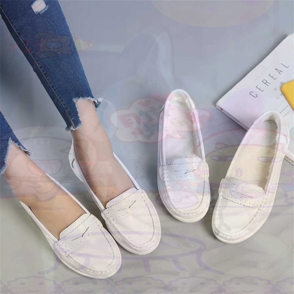 Soft SLIP-ON สตรีขนาดใหญ่รองเท - Luxury Lifestyle Goods บทวิจารณ์และราคา